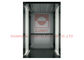 Vvvf Control 400kg تحميل مصعد زجاجي سكني مع قشرة خشبية